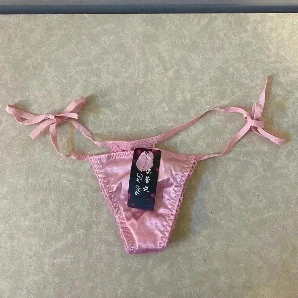 Sexy Red, Pink or Teal Thong - Ties‎ on Sides